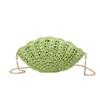 Damenstrohgewebte Tasche Lotusblatt Handgewebte Kleine Handtasche Böhmische Damen Strandtasche Geldbörsen Weben Mädchen Niedliche Umhängetaschen