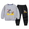 Autumn 2022 Kids' Sweatshirt and Pants Set: Stylish Casual Two-Piece for Boys and Girls
