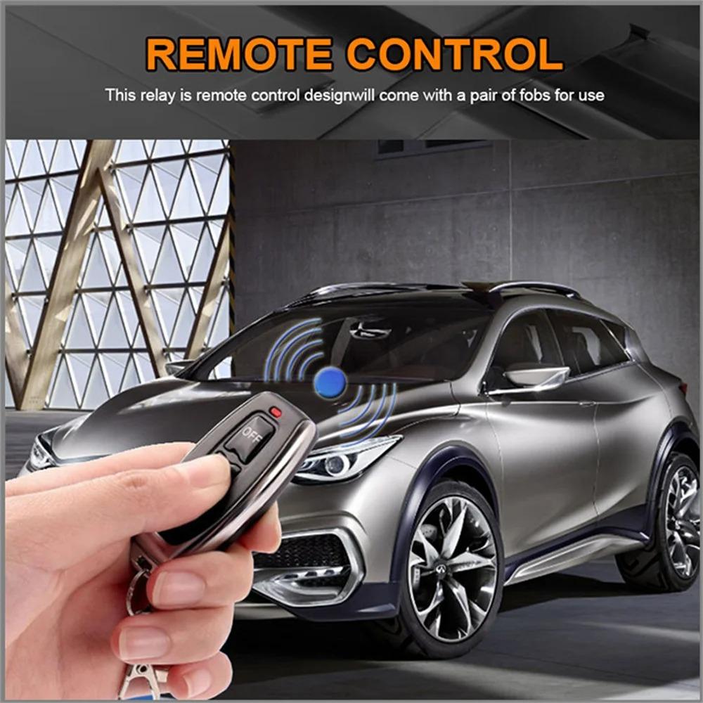Battery Disconnect Power Switch 12V 240A Shut Off Cut Off Kill Switch With Remote Control Switch For Car Truck