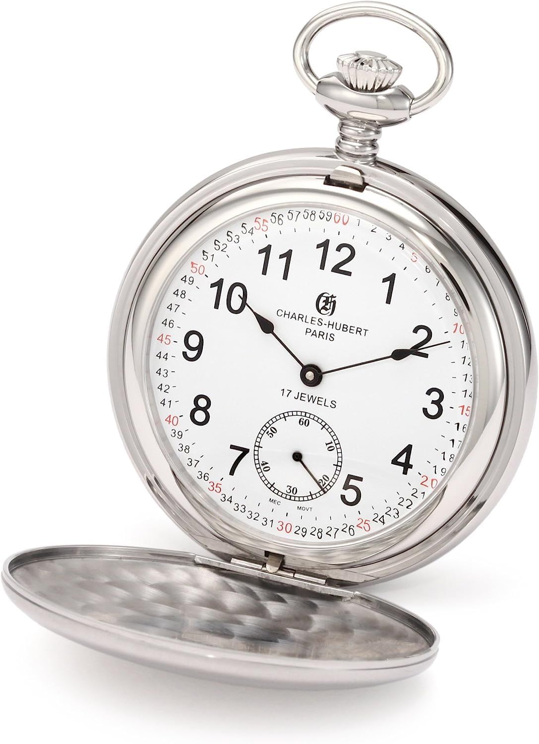 

Pocket Watch Mechanical Manual Winding Small Seconds [Charles Hubert] 3908-WRR Men s