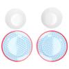 4Pcs Set Salad Fruit Plate Dish Bowl Set Dinnerware Tableware for Home Restaurant Supplies