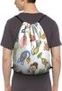 Barasu Kobito Zukan Gym Sack, Knapsack, Drawstring Bag, Lightweight, Waterproof, Travel, Outdoor, Sports, Gym Bag, Exercise Training, Unisex, Large Ca