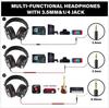 Oneodio Wired Professional Studio Pro 50 DJ Headphones With Microphone Over Ear HiFi Monitor Music Headset Earphone For Phone PC