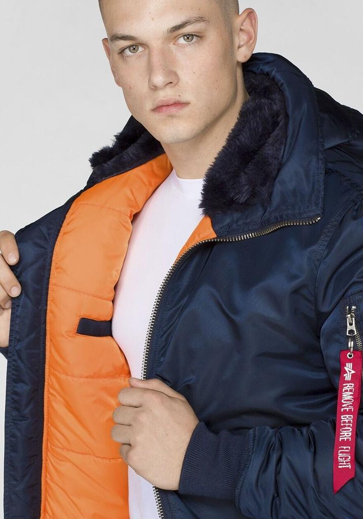 Зимняя куртка Alpha Industries MA-1 Hooded (158104) rep.blue (158104-007)