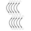 10 Pcs Truck Tie Down Cord 10in Heavy Duty Motorcycle Trailer Tow Rope Bungee Cord Tarp Straps with Hook