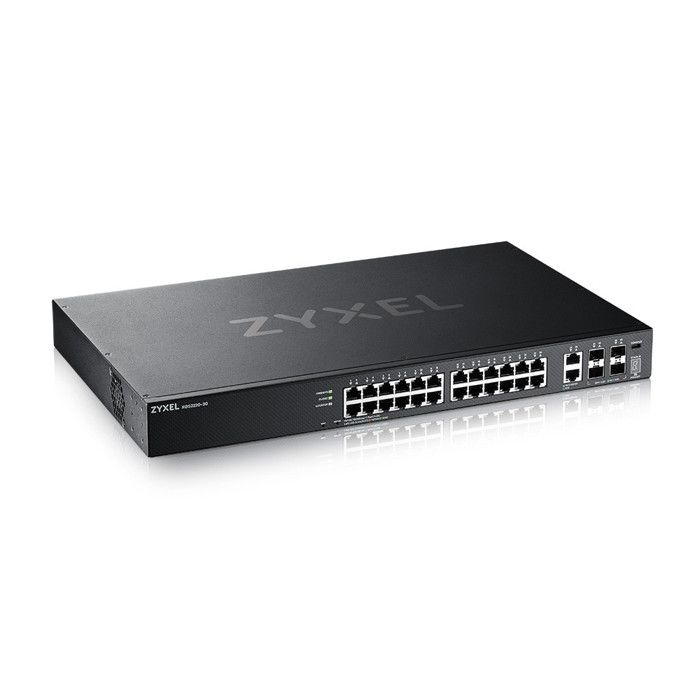 Switch - ZYXEL - XGS2220-30 - 24 Ports - 6 10G Uplink - L3 Access & Stacking