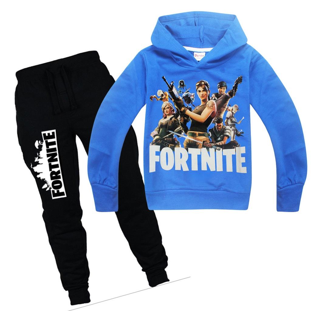 Hoodiespants Child Set Fortnite Hooded Clothing Sweatshirt Kids Clothing Game