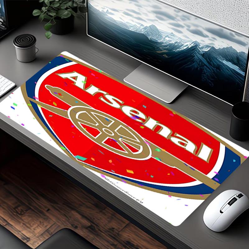 Podkładka pod mysz z nadrukiem Arsenal F.C., do klawiatury, laptopa, PC, do biura, domu, dekoracja biurka, idealny prezent urodzinowy dla graczy