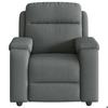 VidaXL Fauteuil de massage inclinable Gris foncé Tissu, fauteuil de massage, fauteuil, fauteuil canapé, fauteuil de bureau 4015691