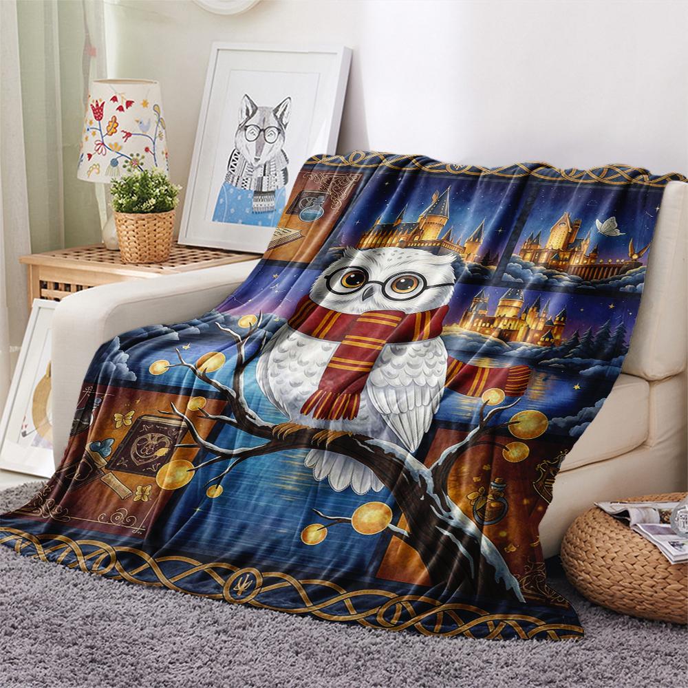 1 Pezzo Coperta in Flanella con Stampa Cartone Animato, Alta Qualità Confortevole per Tutte le Stagioni, Decorazione per la Casa, Calore e Comfort, Perfetta per Regalo di Natale Compleanno