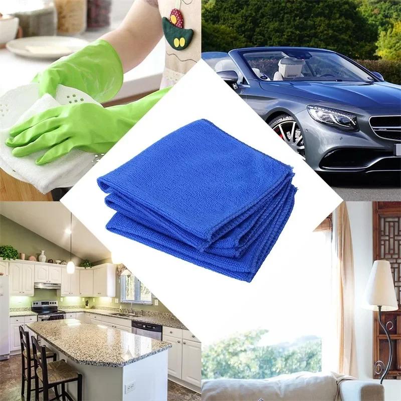 Microfiber Cleaning Cloths Lint Free Microfiber Cleaning Towel Cloths Reusable Cleaning Towels W/ Super Absorbent for Car Window
