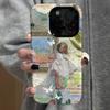 Vintage Art Collage Retro Painting & Text Protective Phone Case for iPhone 17 16 15 14 11 12 13 Pro Max Air Plus Back Cover