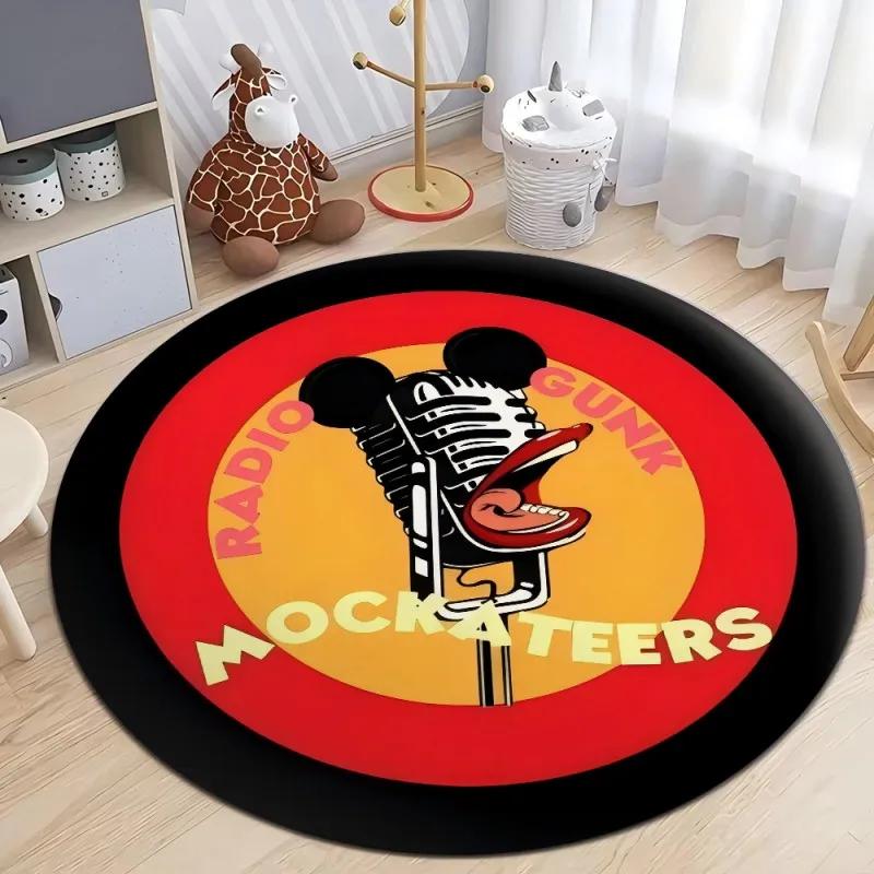 CD Cartoon Circular Carpet Floor Mat Living Room Sofa Mat  Sports Room Bed Rug Carpet Any Design Decoration