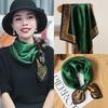 New silk scarf square scarf high-end women's versatile fashion simulation silk silk scarf scarf mulberry silk 71 small square scarf