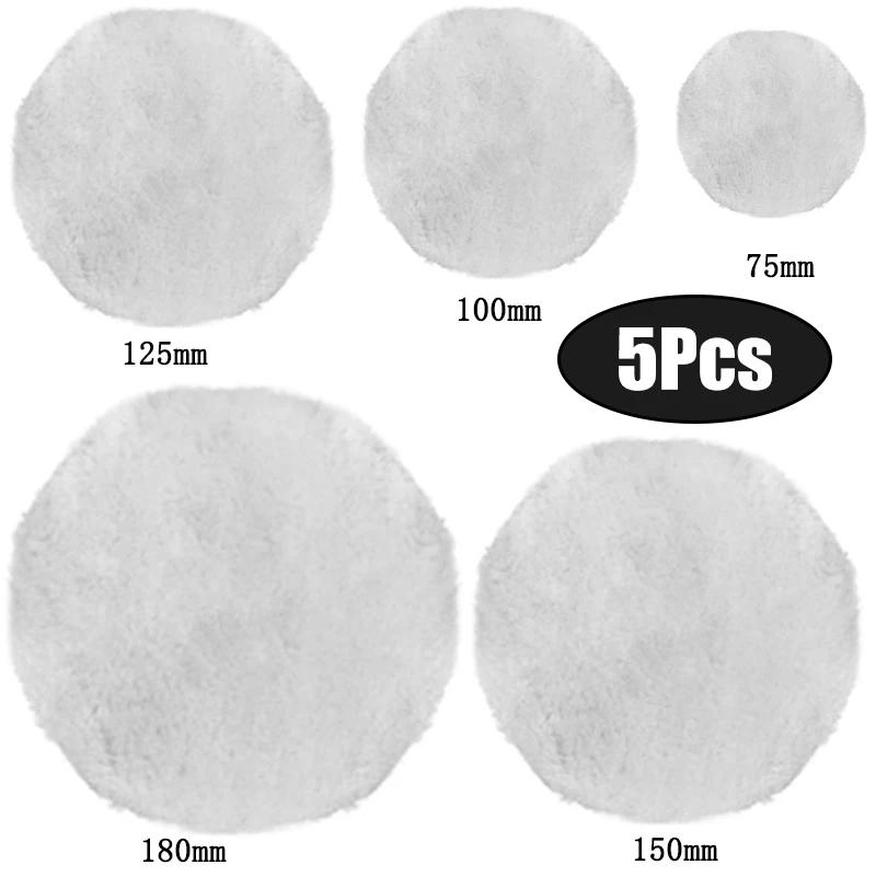 Car Polishing Pad Kit Car Waxing Sponge Disk Wheel Drill Buffing Kit Professional Auto Paint Care Buffing Pads 3/4/5/6/7 Inches