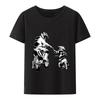 Ride Wild  Graphic  T-shirt for  Men  Top  Casua Vintage T Shirts  Short-sleev Harajuku  Street Fashion Camisa Men Clothing