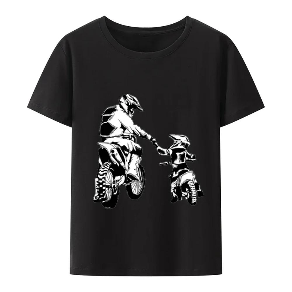 Ride Wild  Graphic  T-shirt for  Men  Top  Casua Vintage T Shirts  Short-sleev Harajuku  Street Fashion Camisa Men Clothing