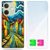 Etui Do Oppo A5 Pro Obudowa Foto Case Plecki Grafika Art + Szkło 9H
