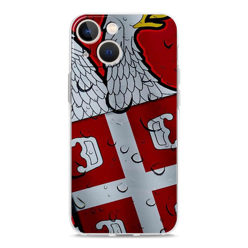 Phone Case For iPhone 17 Cases iPhone Air 16 15 12 13 14 Pro Max 7 8 Plus 16Pro iPhone11 Soft Cover Serbia flag Badge