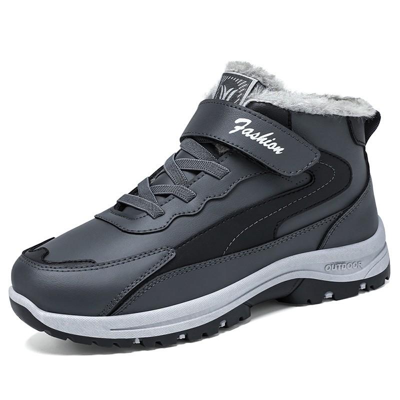 

Boots Men Snow Comfortable Shoes Man Outdoor Ankle Boots Warm Fur Men s Winter Boots Lightweight Men s Work Shoes Footwear 46 червоний