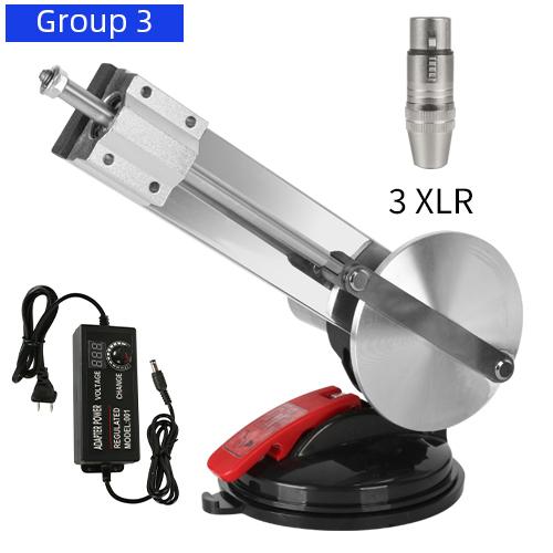 Telescopic Linear Actuator with High Thrust 75mm Stroke DC Motor 3XLR Connector Reciprocating Mechanism Automatic Sex Machine