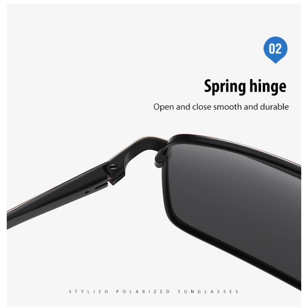 aoron Polarized Sunglasses Fashionable Men's Color-changing Toad Glasses Night Vision Driving Sunglasses