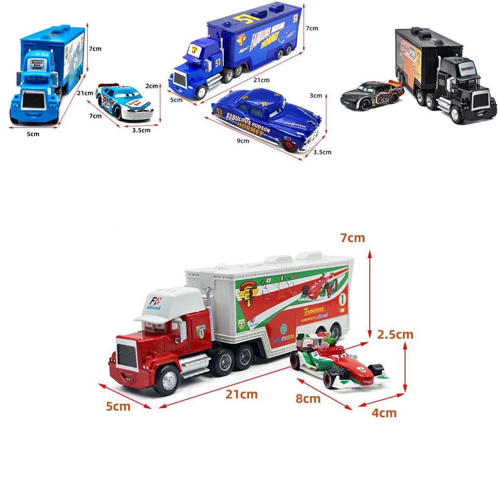 Stylish Racing Cars Mc Uncle Mcqueen Roadblock Cool Sister 95 Cargo Car Perfect For Toy Enthusiasts
