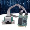 High Speed 2.5G M.2 A+E Networking Adapter Card for Gamers M.2 2.5G Ethernet Adapter RTL8125B Chip 8125B