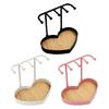 Handcrafted Jewelry Display Stand Heart Shape Bracelet Storage Holder Fashion Jewelry Rack Perfect for Stylish Storage