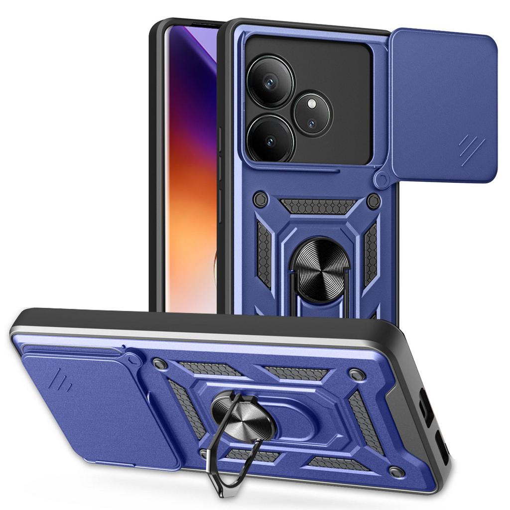 Camera Protect Case for Realme GT Neo 6 6T 3 N53 N55 Realme C61 C63 C65 C67 C51 C53 C55 C35 C21Y C25Y Armor Hybrid Ring Cover