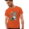 Funny St Patricks Day Dog Shirt Design Women Unisex Clothing Lucky Irish Day Shirt St Patricks Day Shamrock Leaves Casual Tops