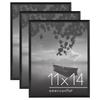3 Pack 11x14 Lightweight Snap-In Poster Frames Easy Change Display Minimalist Design Protective Plexiglass Perfect Home Decor