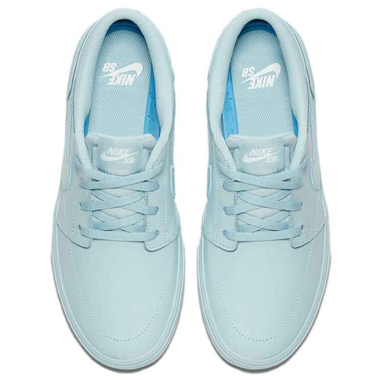 Nike SB Stefan Janoski Slip Resistant Abrasion Resistant Low top Skateboard Shoes Women's Blue AH5771-400