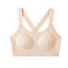 Color Contrast Cross Back Seamless Shockproof Puberty Sports Camisole Breathable Running Underwear for Junior High Growing Girls