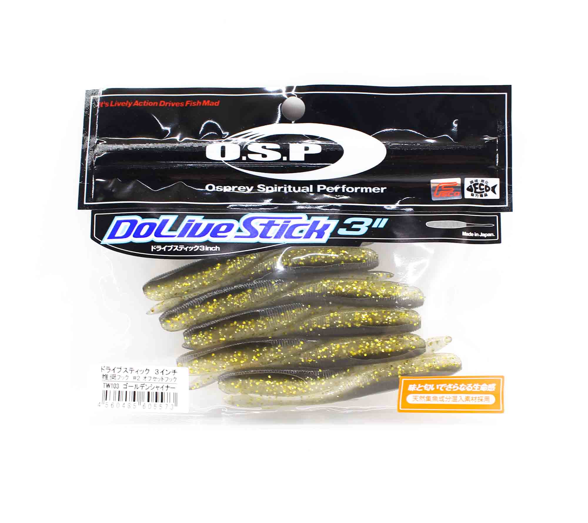

Мягкая приманка OSP Dolive Stick 3 дюйма TW-103 (5573)