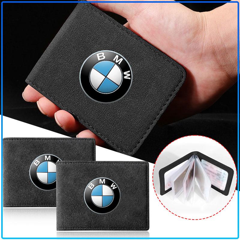 PU Leather Credit Card Case Car Driving Documents Protective Case For BMW M Performance 1 3 5 7 Series M3 M4 M5 M6 X1 X3 X5 X6 X7 E30 E34 E36 E39 E4