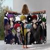 Cartoon Kuroko Basketball Anime Flannel Blanket,Ultra Soft Warm Plush Throw for Home Bedroom Bed Sofa Cover Office Camping gift