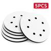 2pcs/5pcs Durable 6 Holes Interface Cushion Pad 150mm Diameter 6 Inch Sanding Pad Interface Foam Sanding Pad Metal Polishing
