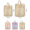 Durable Waterproof Nylon Travel Compression Packing Cubes:Suitcase Clothes & Underwear Organizer for Vacation Storage Essentials