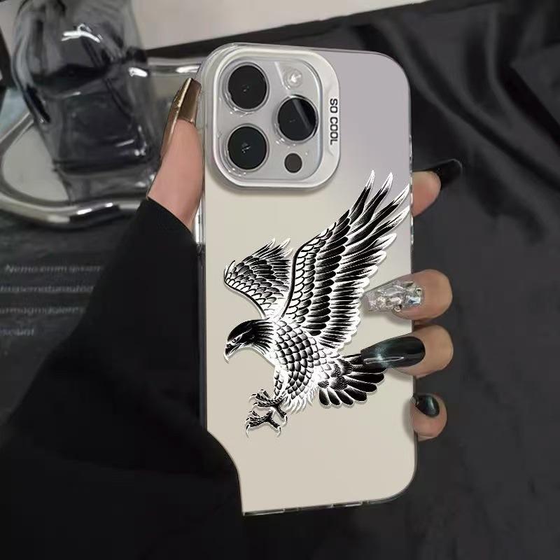 Eagle Is Suitable for Apple 15Promax Mobile Phone Case iPhone16Pro Advanced 14plus New 17Pro.