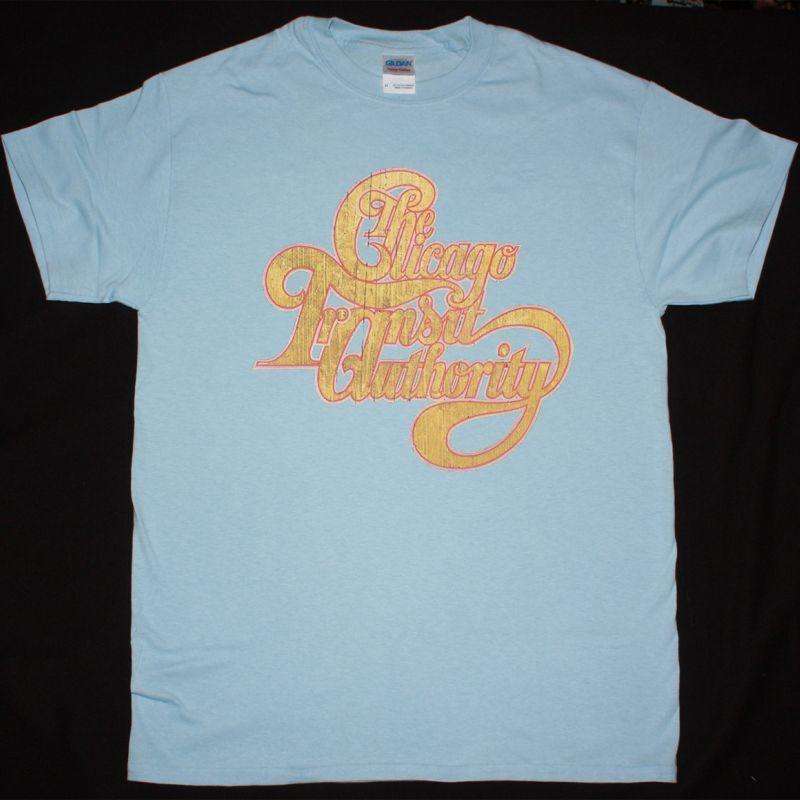 CHICAGO THE CHICAGO TRANSIT AUTHORITY NEW LIGHT BLUE T-SHIRT Unisex T-Shirt XL