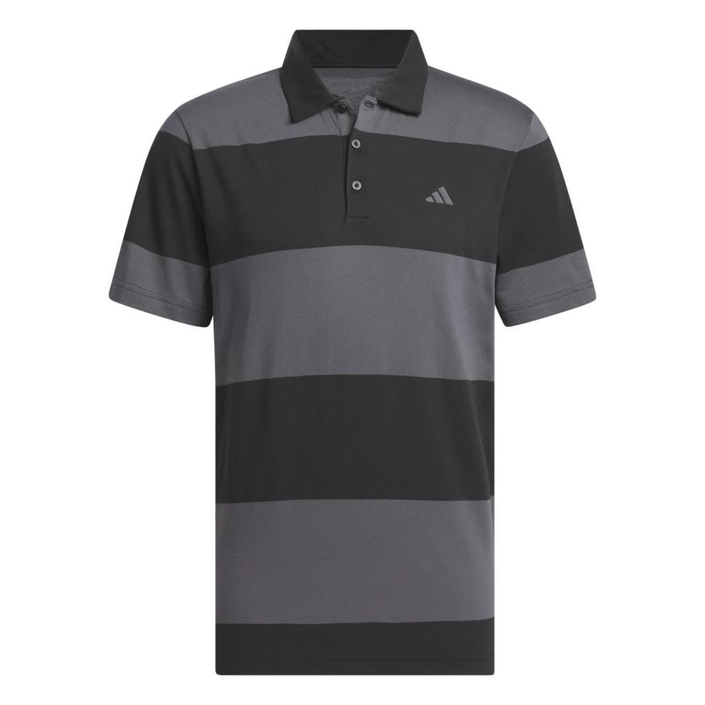Adidas Mens Colour Block Stripe Rugby Polo Shirt