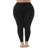 Po-Lifting Trainingsleggings Damen Übergröße Einfarbige