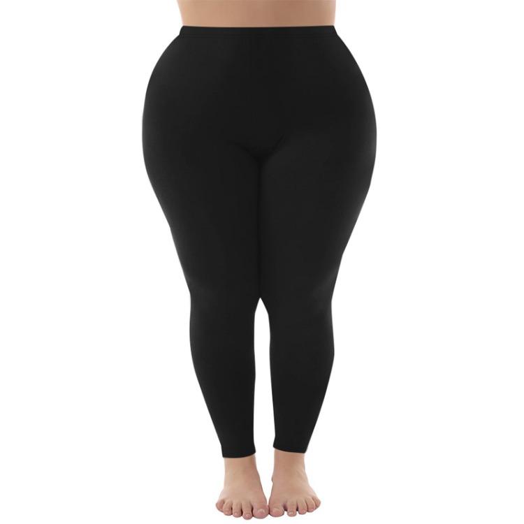 Po-Lifting Trainingsleggings Damen Übergröße Einfarbige