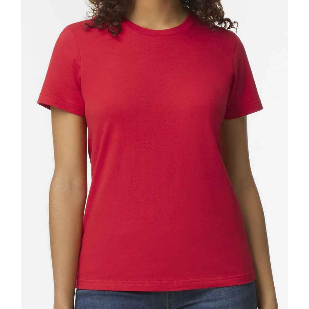 Gildan Damen/Damen Weiches Mittelschweres T-Shirt