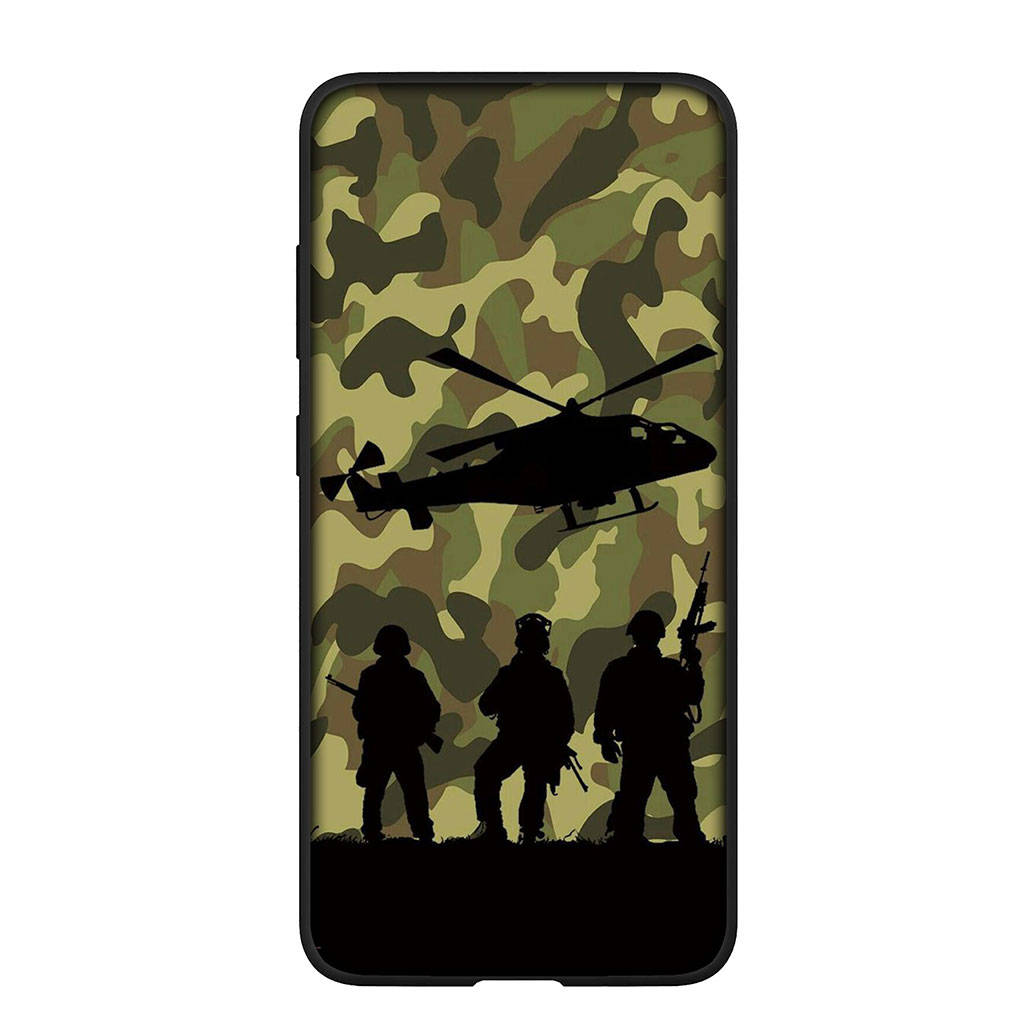 

Чехол для телефона Samsung Galaxy S25 S24 S23 iPhone 16 15 Xiaomi Redmi Note 14 13 12 16E 11 Pro Max OPPO Moto Huawei Army Camouflage Camo Military Cover for iPhone 13 олений