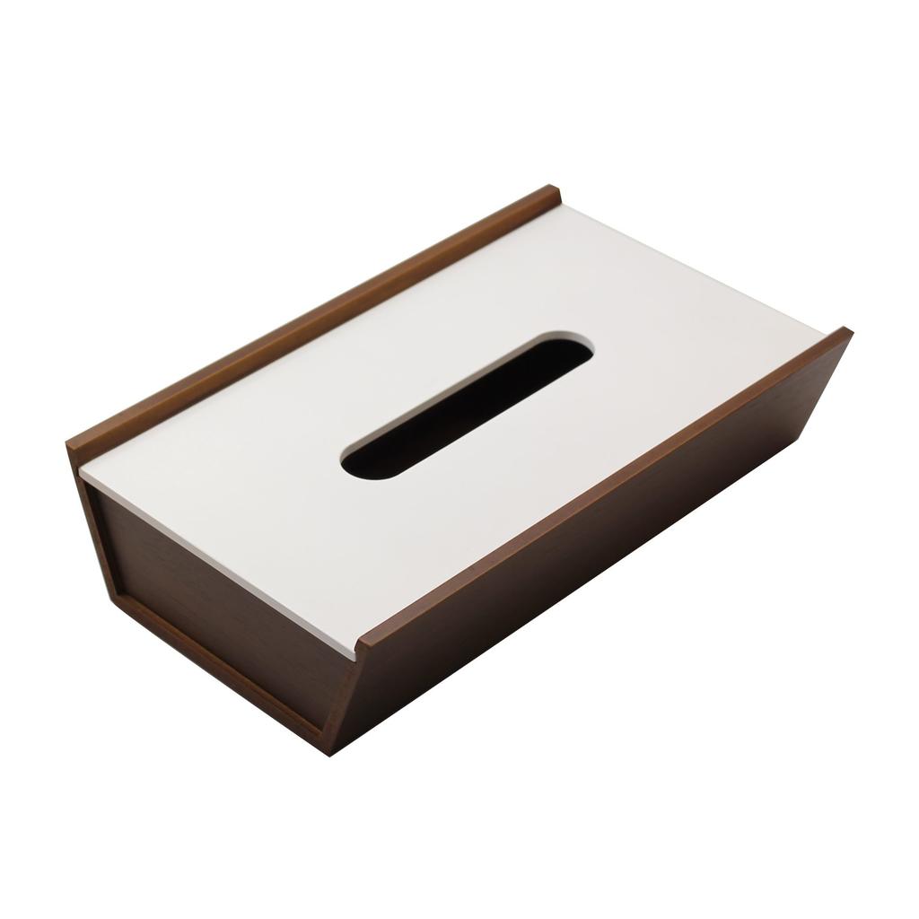 Yamato Kogei Chocolate Block Tissue Case, White, YK12-002, Made In Japan