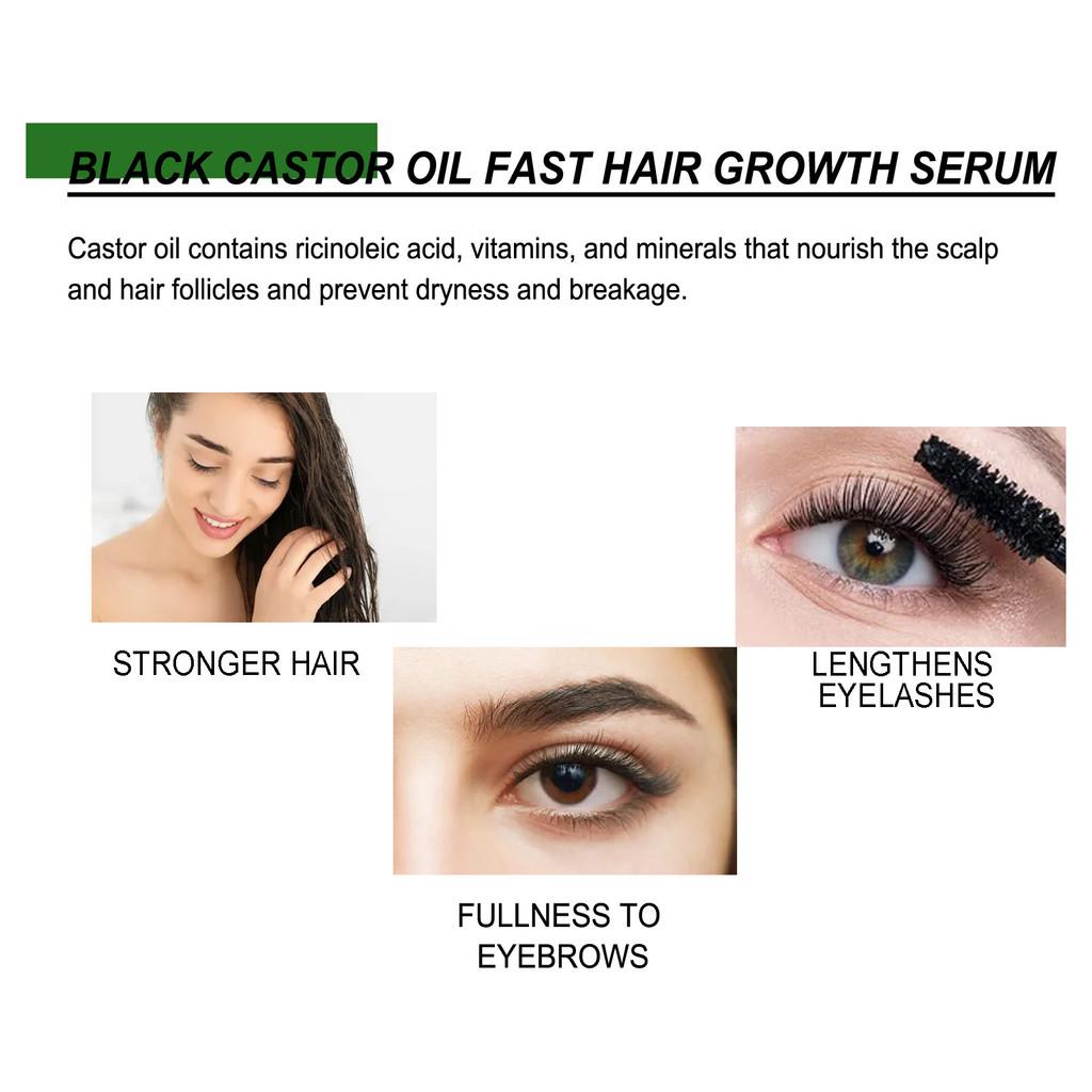 Jaysuing Castor Oil Hair Growth Essence Nourishing Thickening Strengthening Formula