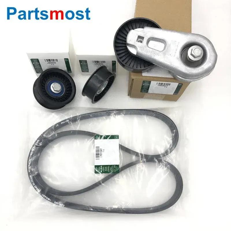 LR011327 LR035545 LR039516 LR039517 3.0 V6 5.0 V8 Drive Belt Idler pulley Tensioner for Discovery LR4 Range Rover RR Sport 2014