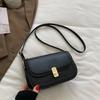 Texture Crossbody Bag Square Women Underarm Bag Casual PU Leather Shoulder Bag  Travel